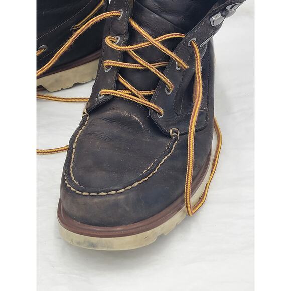 Sperry Top Sider Shoes Boot Mens 13M Non Marking Leather High Top Ankle Nautical - Picture 14 of 16